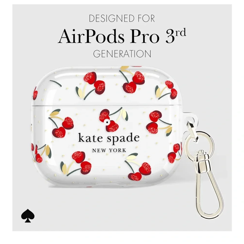 Kate Spade New AirPods Pro 3 Case - Cherry Print